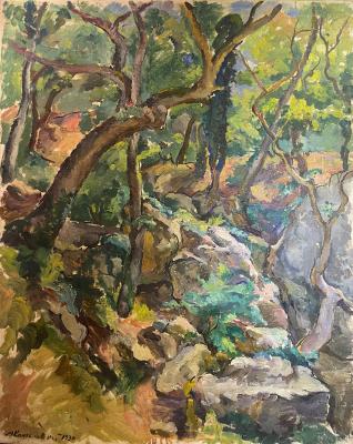 Кончаловский Михаил Петрович. В лесной чаще