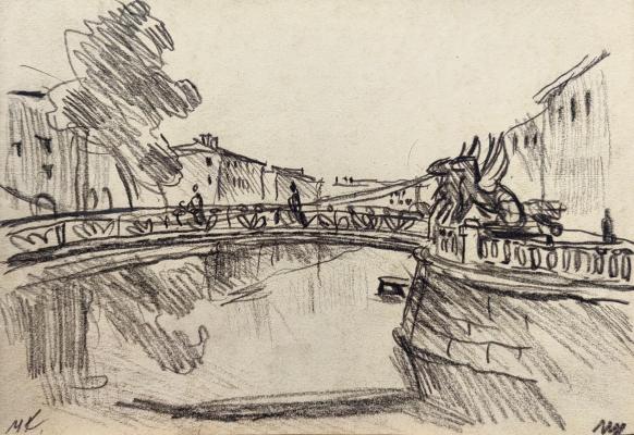 Михаил Петрович Кончаловский "Санкт-Петербург. Банковский мост. 228" Михаил Петрович Кончаловский "Санкт-Петербург. Банковский мост. 228"