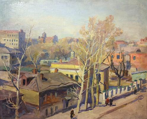 Кончаловский Михаил Петрович. Весна. Конюшковская улица
