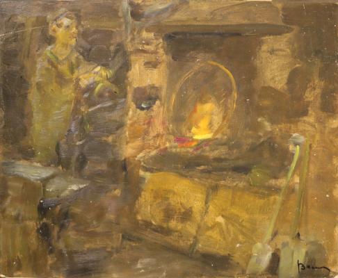 Васин Владимир Алексеевич. Колхозная кузница