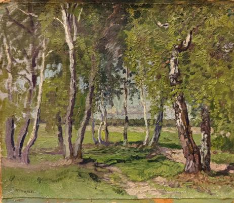 Василий Николаевич Бакшеев "Березова роща" Василий Николаевич Бакшеев "Березова роща"