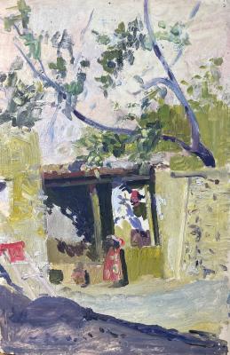 Котов Николай Георгиевич. Улица в кишлаке Пяндж