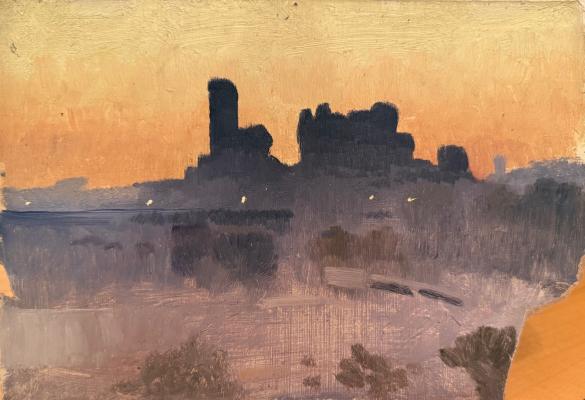 Котов Николай Георгиевич. Регистан на фоне зари