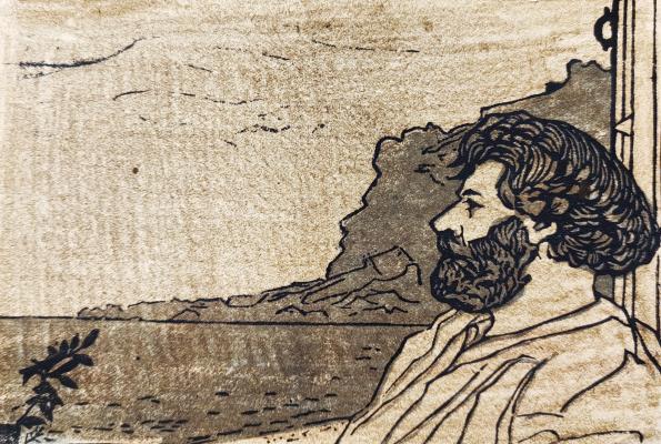 Костенко Константин Евтихиевич. Портрет Максимилиана Волошина