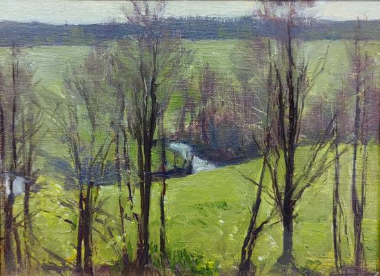 Николай Александрович Соколов "Весна в Абрамцево"