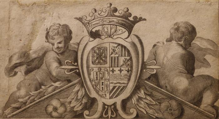 Неизвестный художник "Геральдический герб" Неизвестный художник "Геральдический герб"