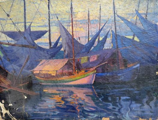  Неизвестный художник "Лодки"
