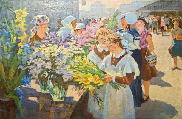 Васин Виктор Фёдорович. Цветочный ряд