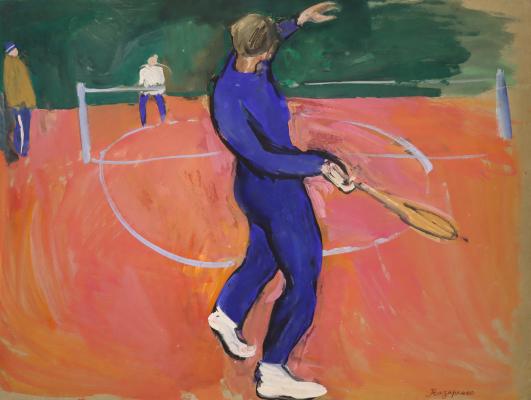 Назаренко Татьяна Григорьевна. Игра в большой теннис