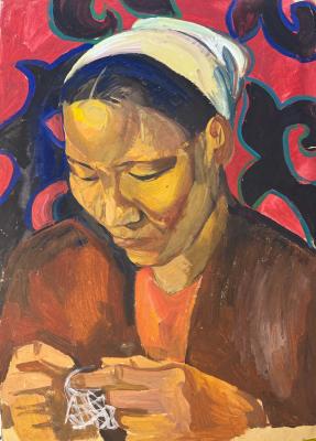 Назаренко Татьяна Григорьевна. За рукоделием