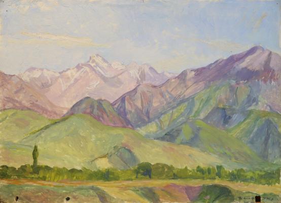 Черкес Даниил Яковлевич. Горы. Талгар. Алматы