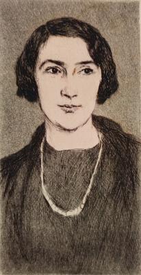 Верейский Георгий Семенович. Портрет молодой женщины