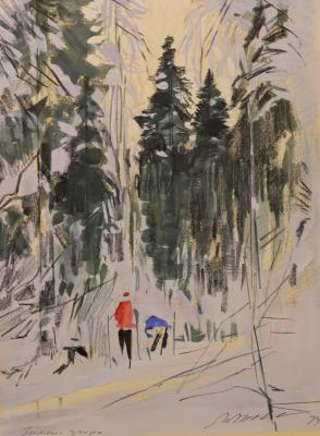 Маторин Михаил Владимирович. Зимнее утро. Мороз