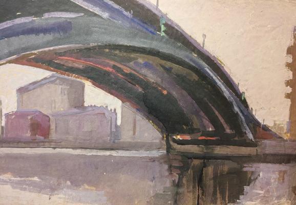 Бурмистров Борис Алексеевич. Большой Устьинский мост. Москва