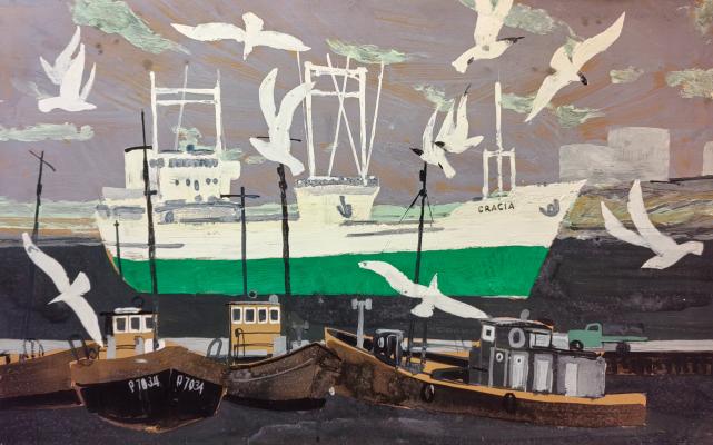 Бурмистров Борис Алексеевич. В порту. 2