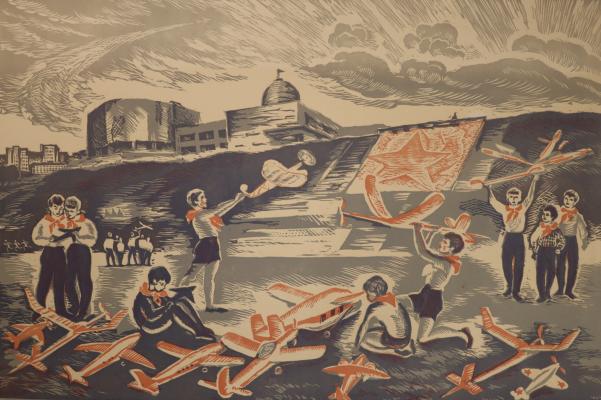 Пискарёва Анна Николаевна. Юные авиамоделисты