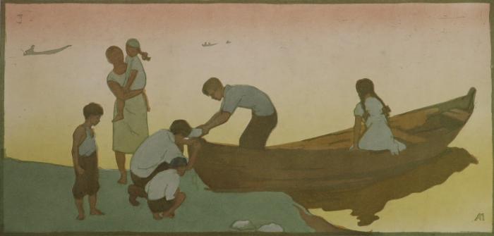 Пискарёва Анна Николаевна. Встречают