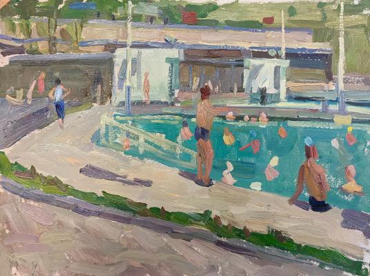 Надежда Дмитриевна Воробьёва "Бассейн Москва"