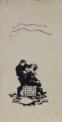 Солоницын Аркадий Павлович. Стрижка в походных условиях