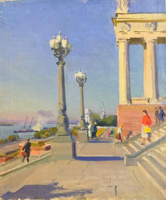 Басов Василий Николаевич. Волгоград.Набережная