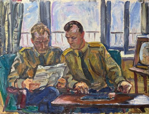 Коржевский Борис Георгиевич. Космонавты. За чтением