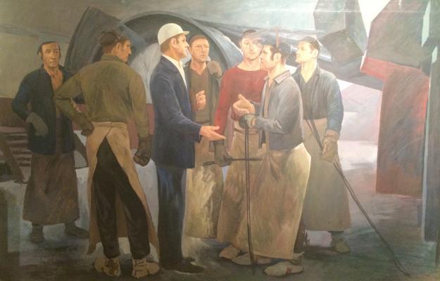 Масютин Юрий Иванович. Заводское собрание