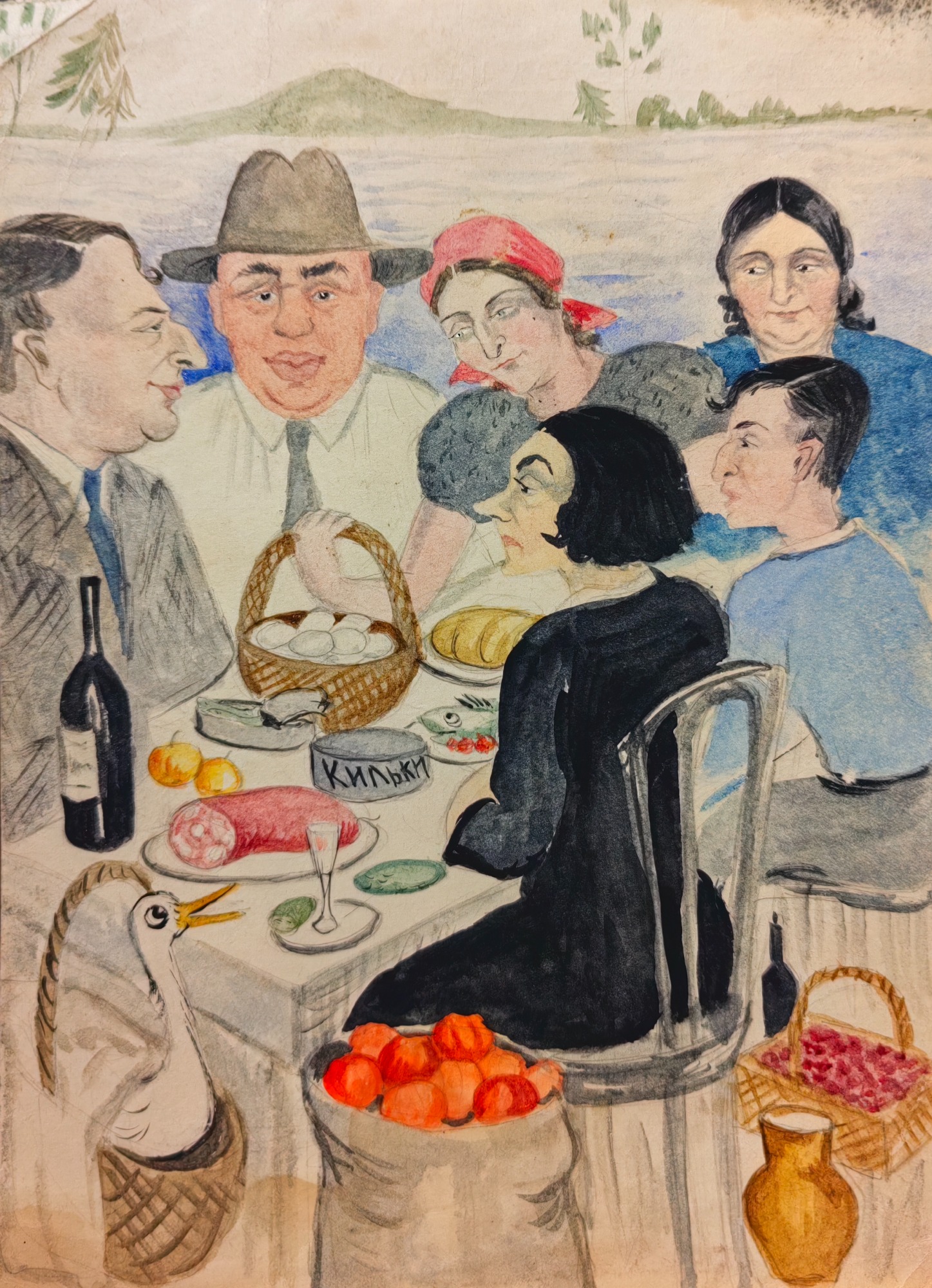 Обручева Нина Николаевна. Гастрономическая идиллия