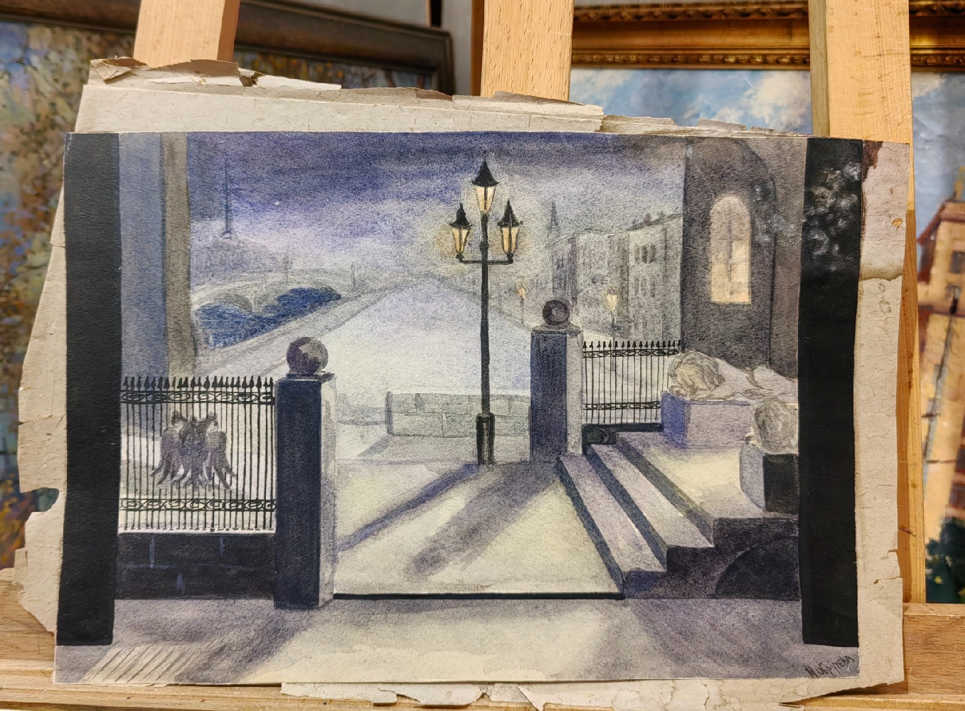 Обручева Нина Николаевна. Городской пейзаж