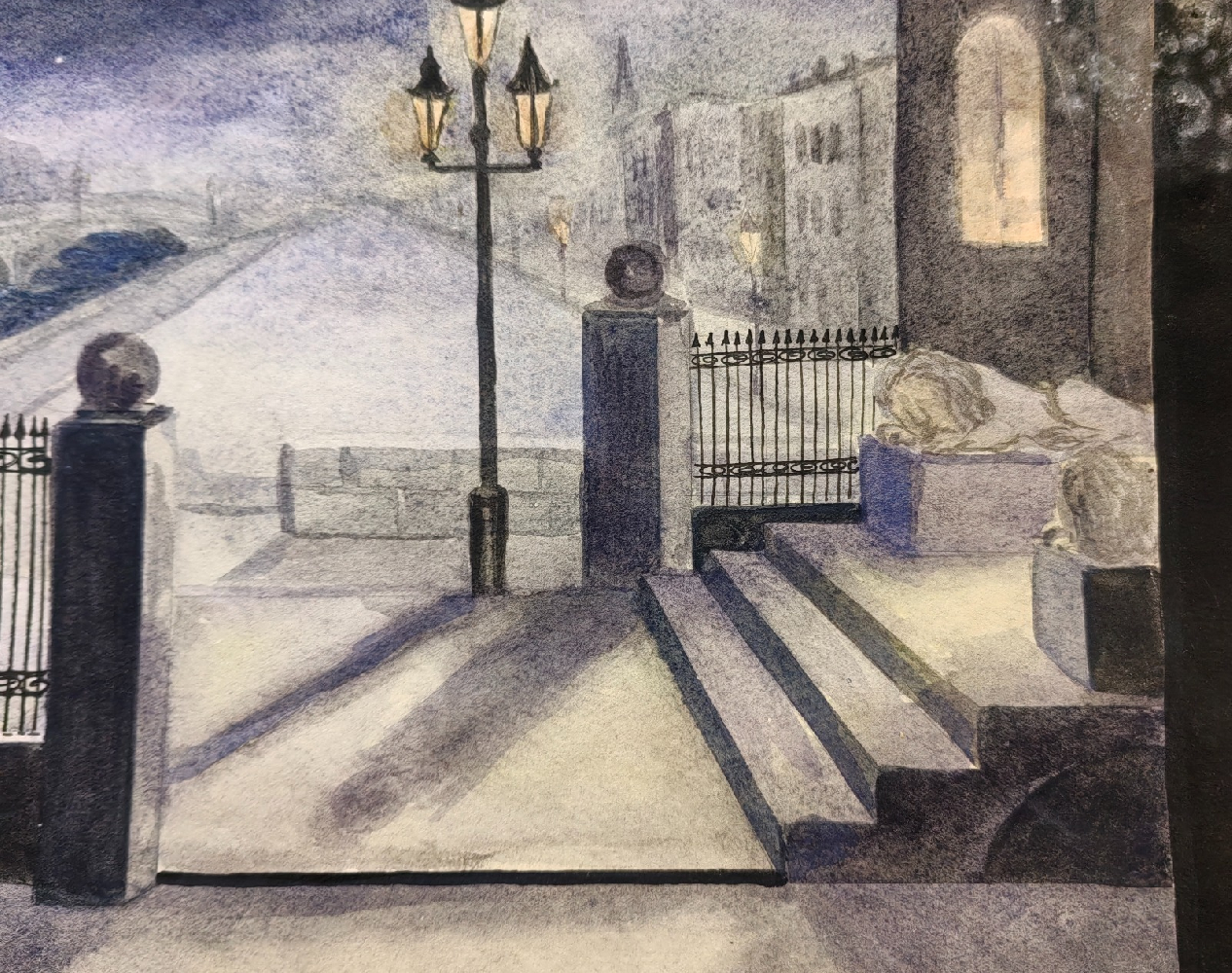 Обручева Нина Николаевна. Городской пейзаж