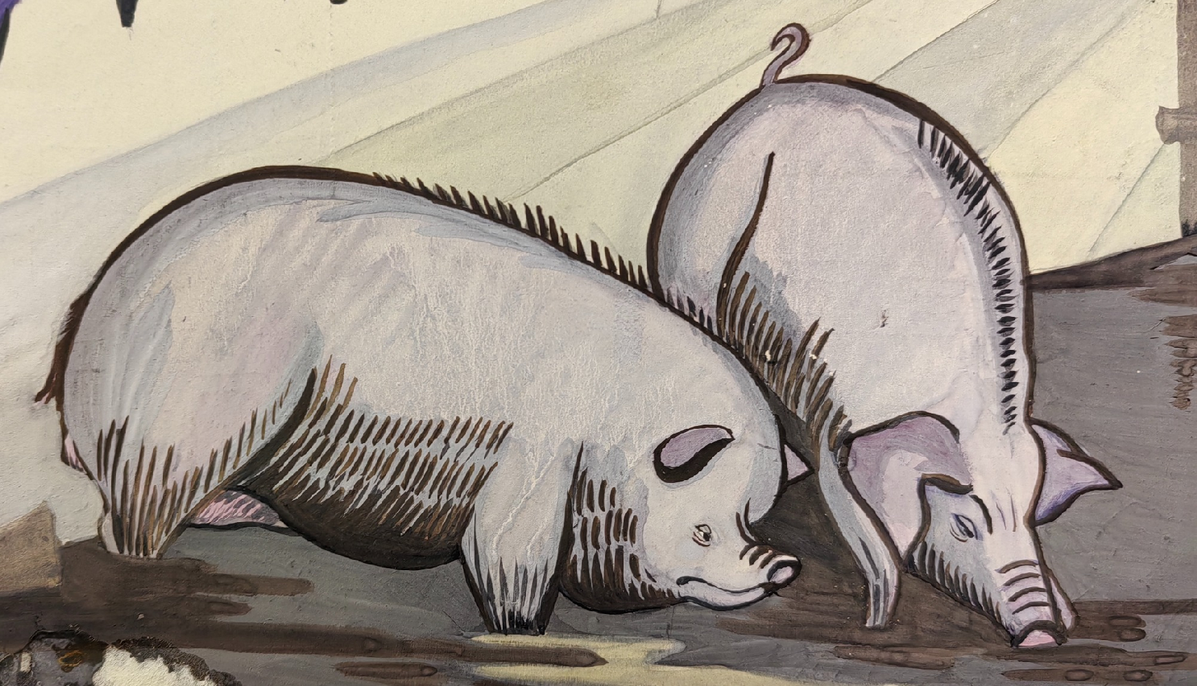 Обручева Нина Николаевна. Эскиз декорации к спектаклю 