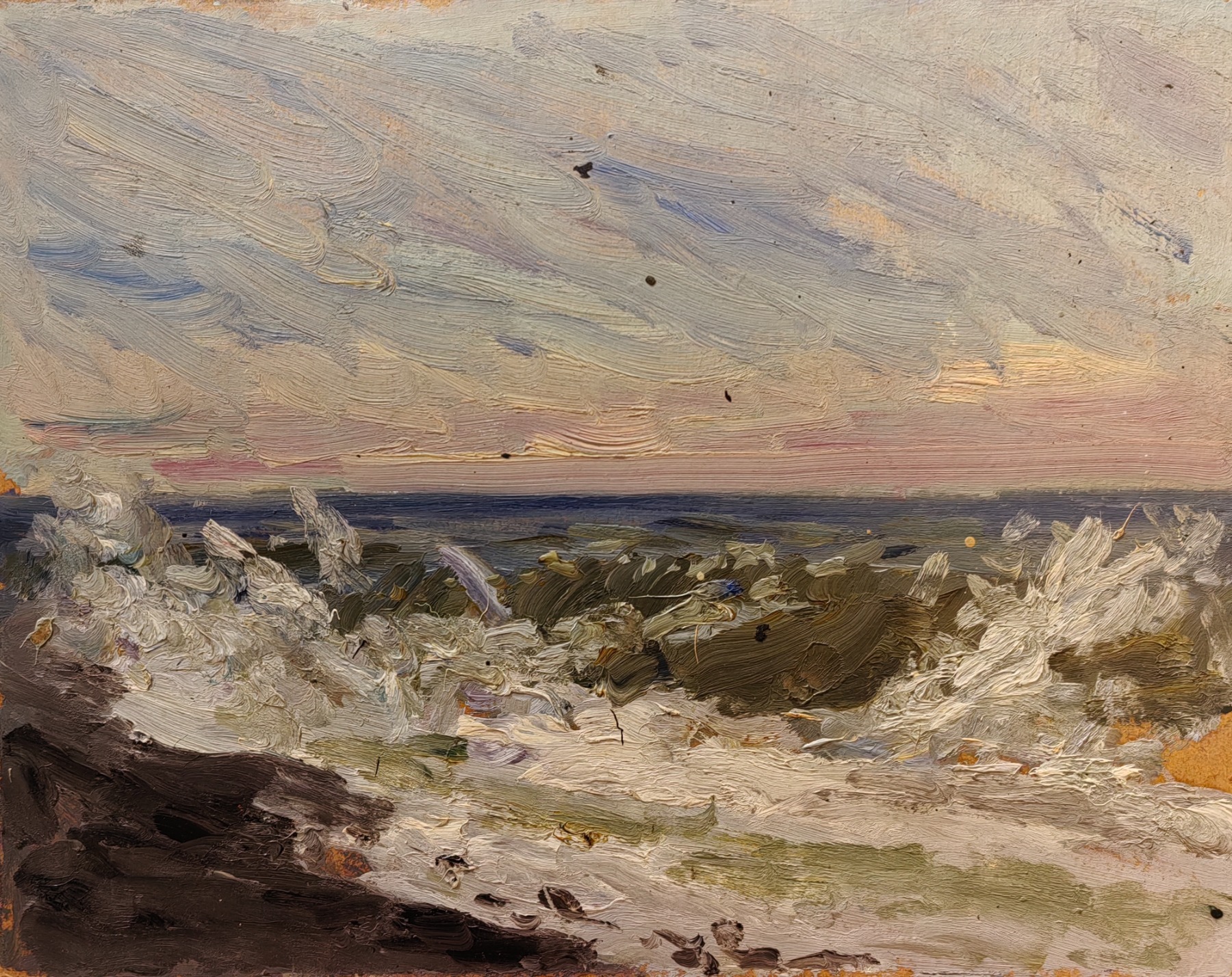 Шурпин Фёдор Саввич. Морской этюд