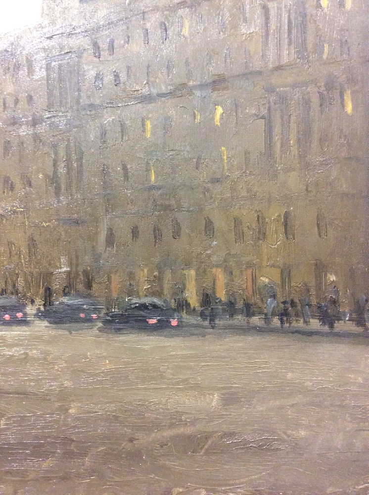 Озеров Георгий Фёдорович. Москва. Вечереет