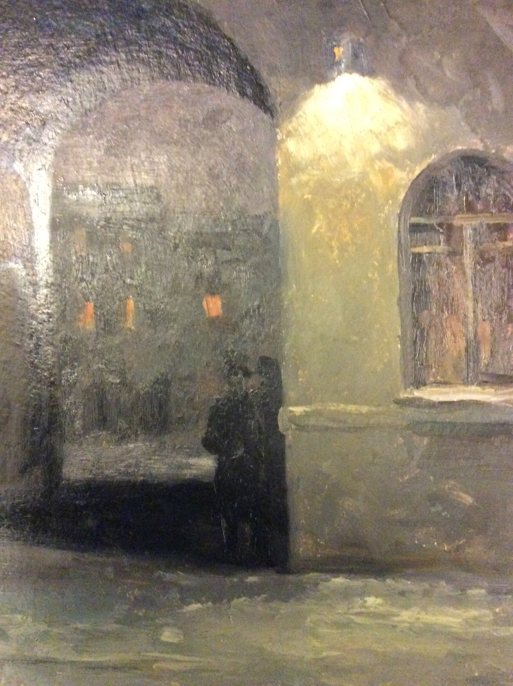 Озеров Георгий Фёдорович. Ночь, улица, фонарь...