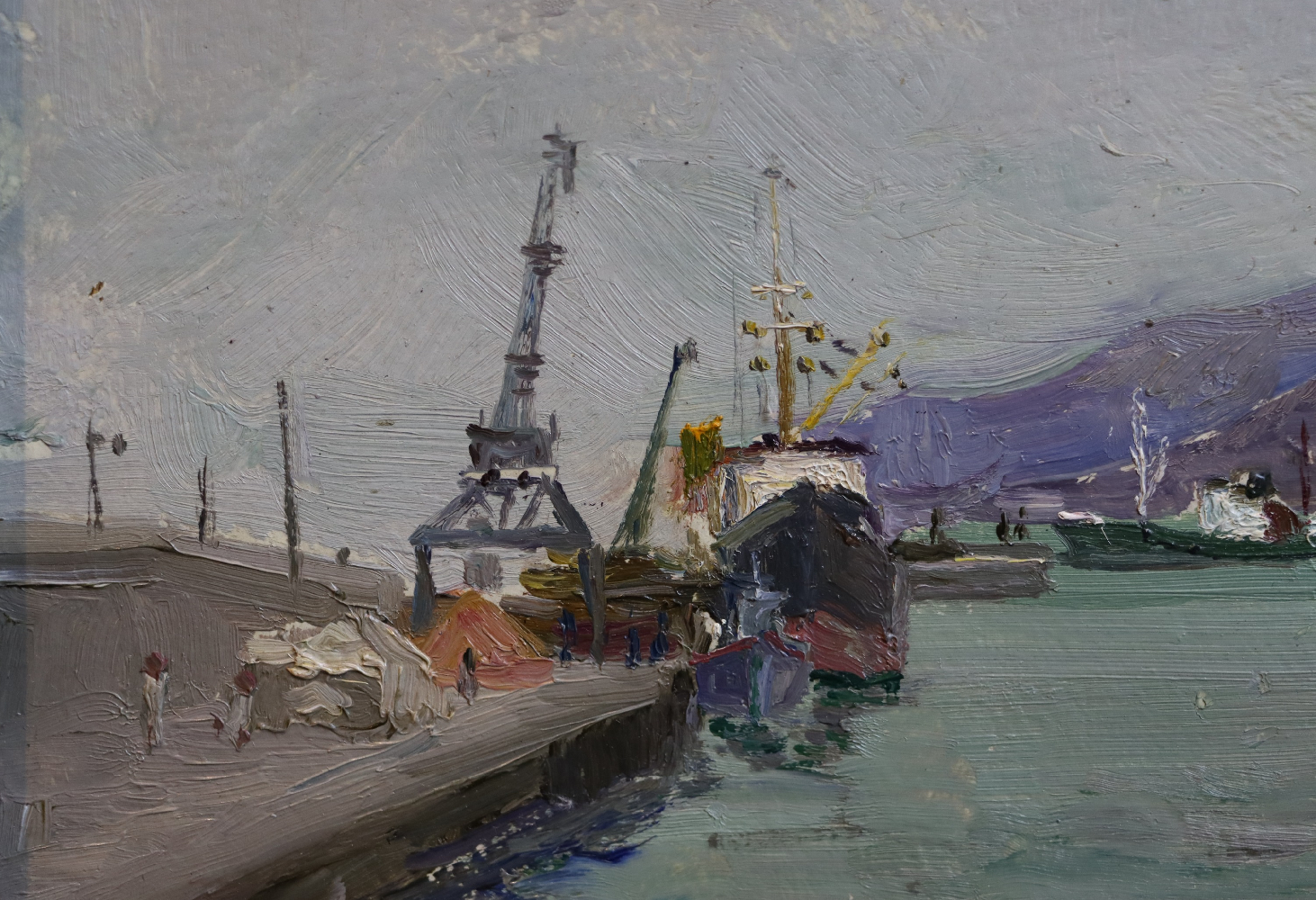 Кац Илья Львович. Погрузка в Ялтинском порту