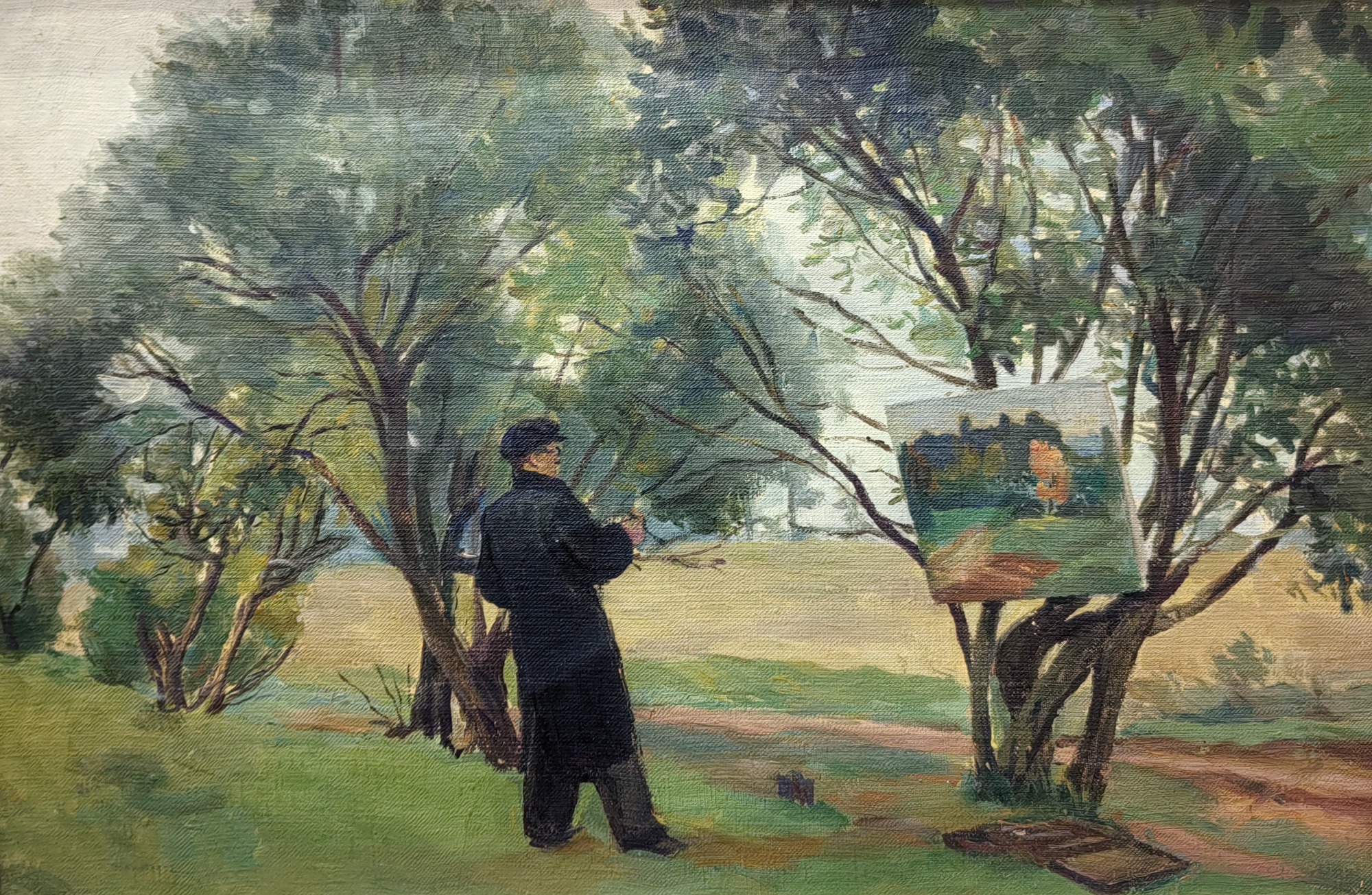 Гиппиус Наталия Александровна. Художник на пленэре