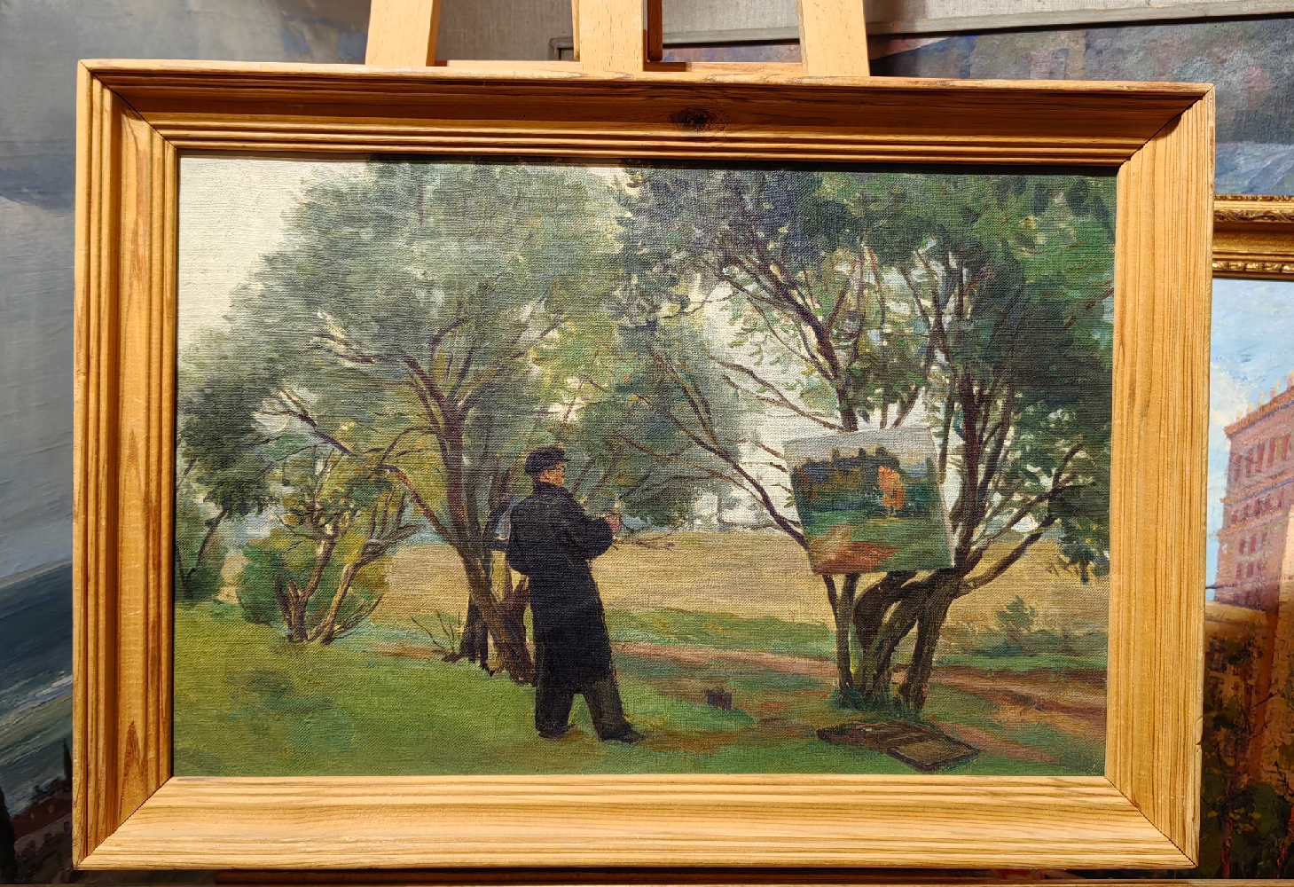 Гиппиус Наталия Александровна. Художник на пленэре