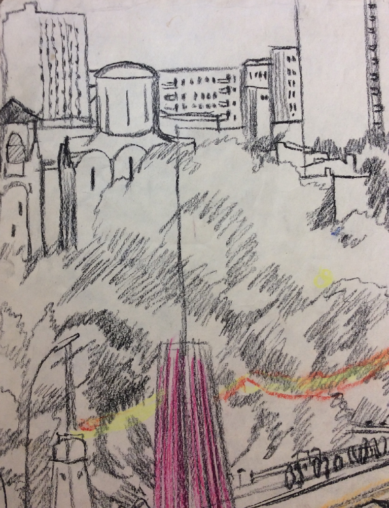 Дувидов Виктор Аронович. Мост у Белорусского вокзала