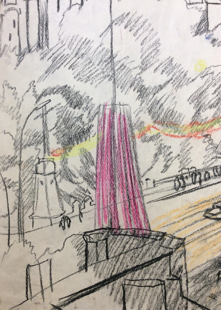 Дувидов Виктор Аронович. Мост у Белорусского вокзала