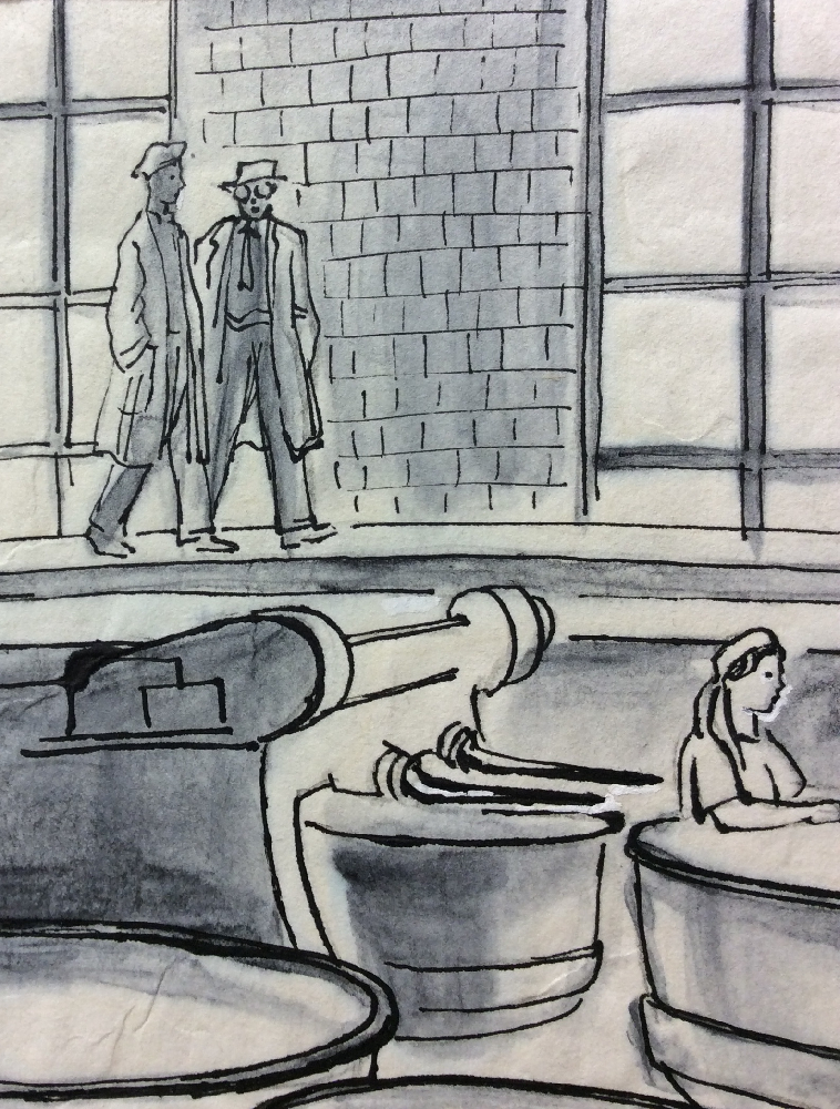 Дувидов Виктор Аронович. На фабрике