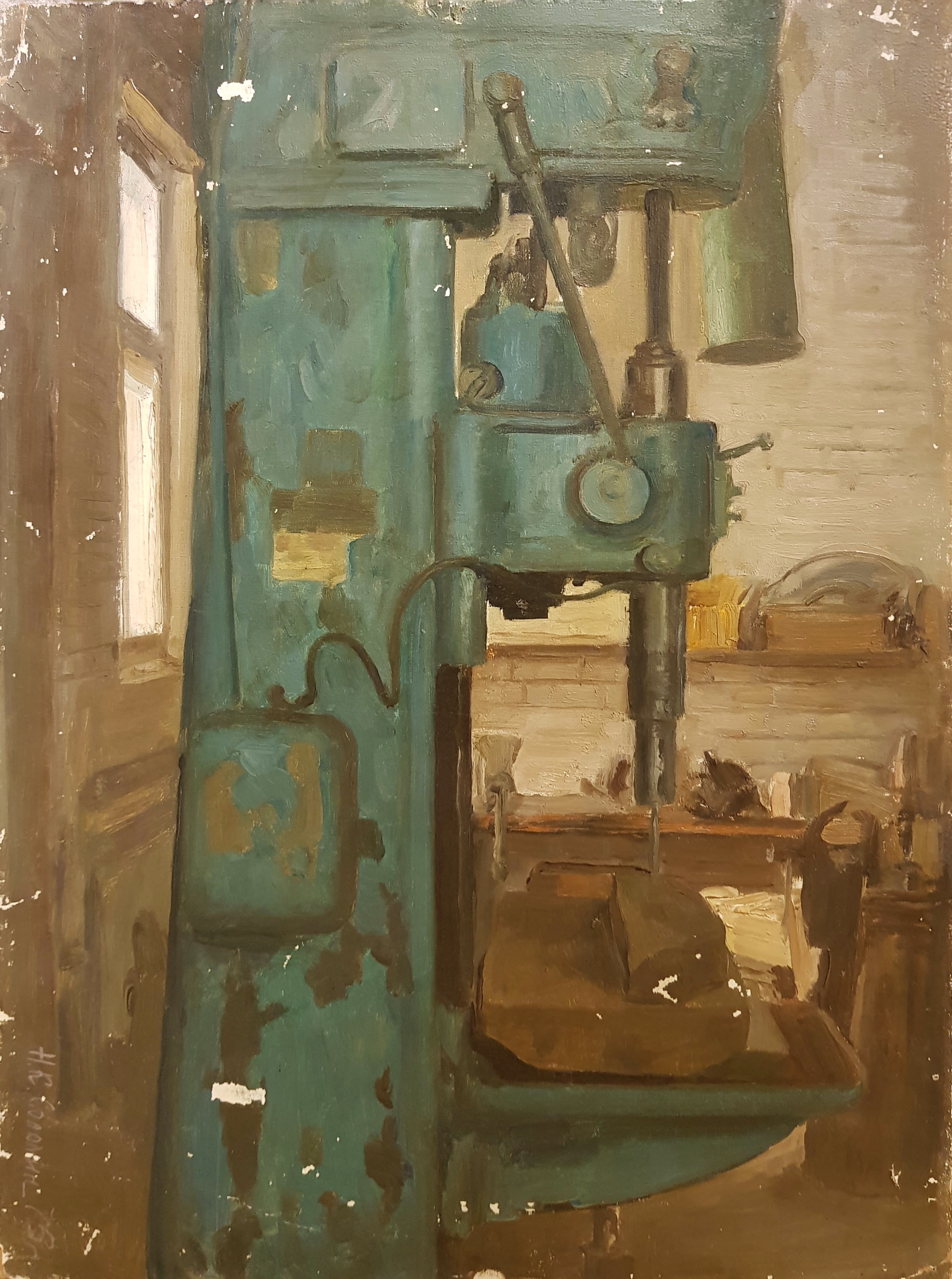 Соломин Николай Константинович. Этюд. Литейный цех