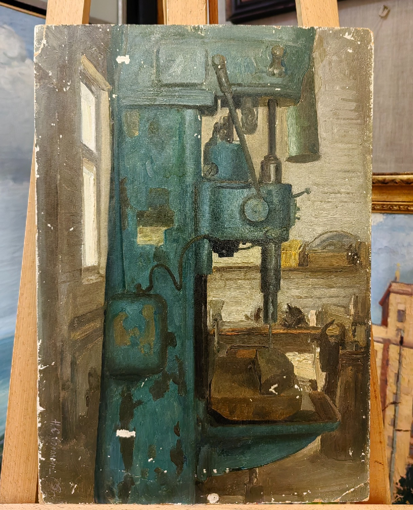 Соломин Николай Константинович. Этюд. Литейный цех