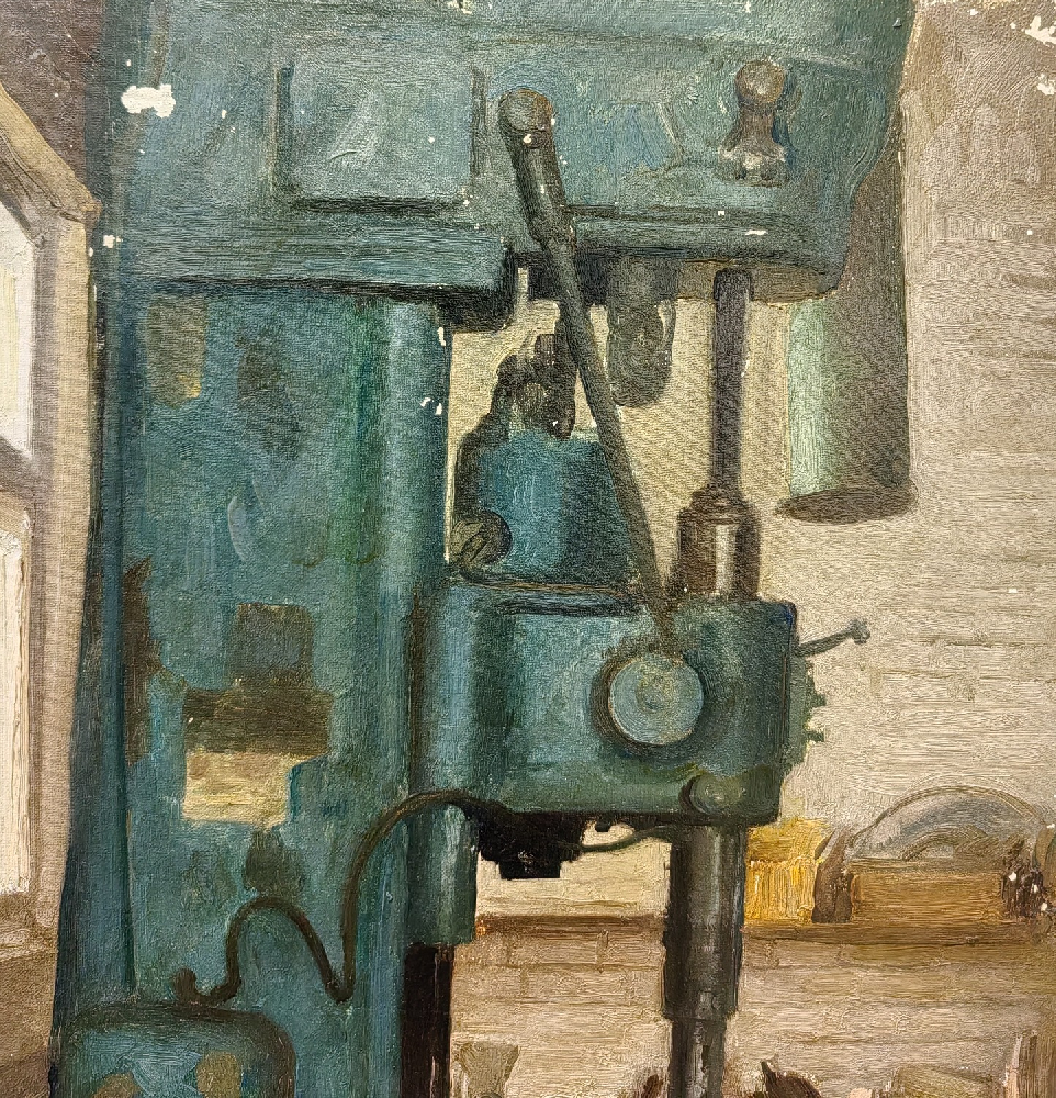 Соломин Николай Константинович. Этюд. Литейный цех