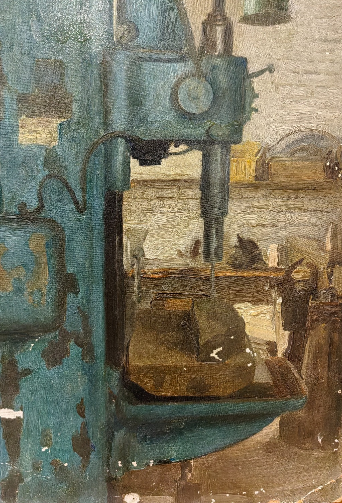 Соломин Николай Константинович. Этюд. Литейный цех