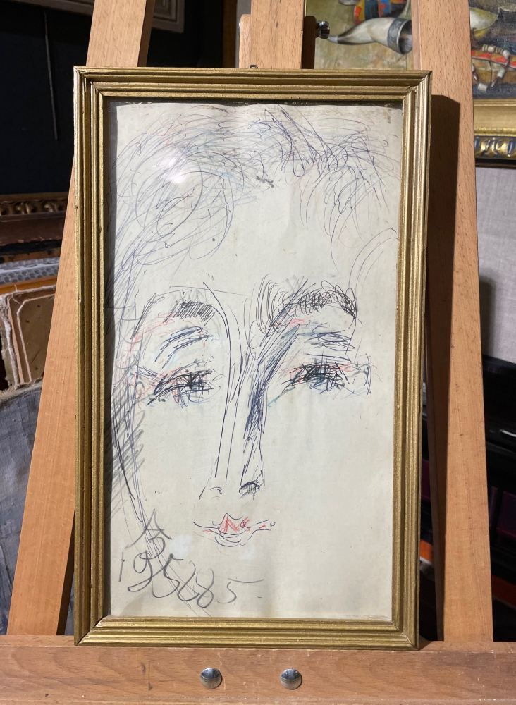 Зверев Анатолий Тимофеевич. Портрет друга, Сергея Нестерова