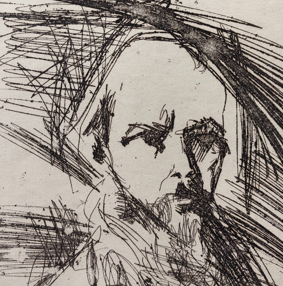 Зверев Анатолий Тимофеевич. Мужской портрет