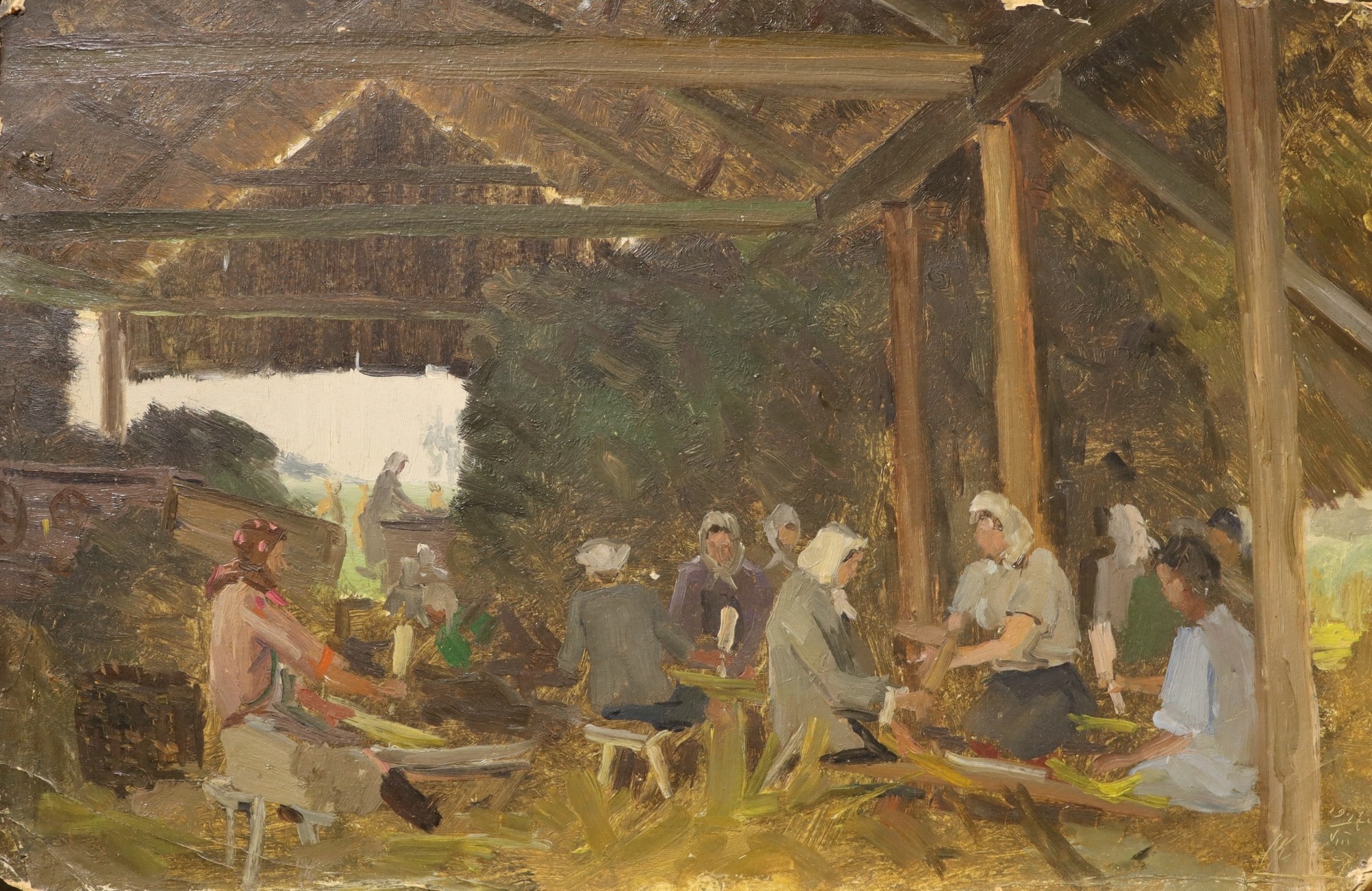 Кибардин Георгий Владимирович. За работой