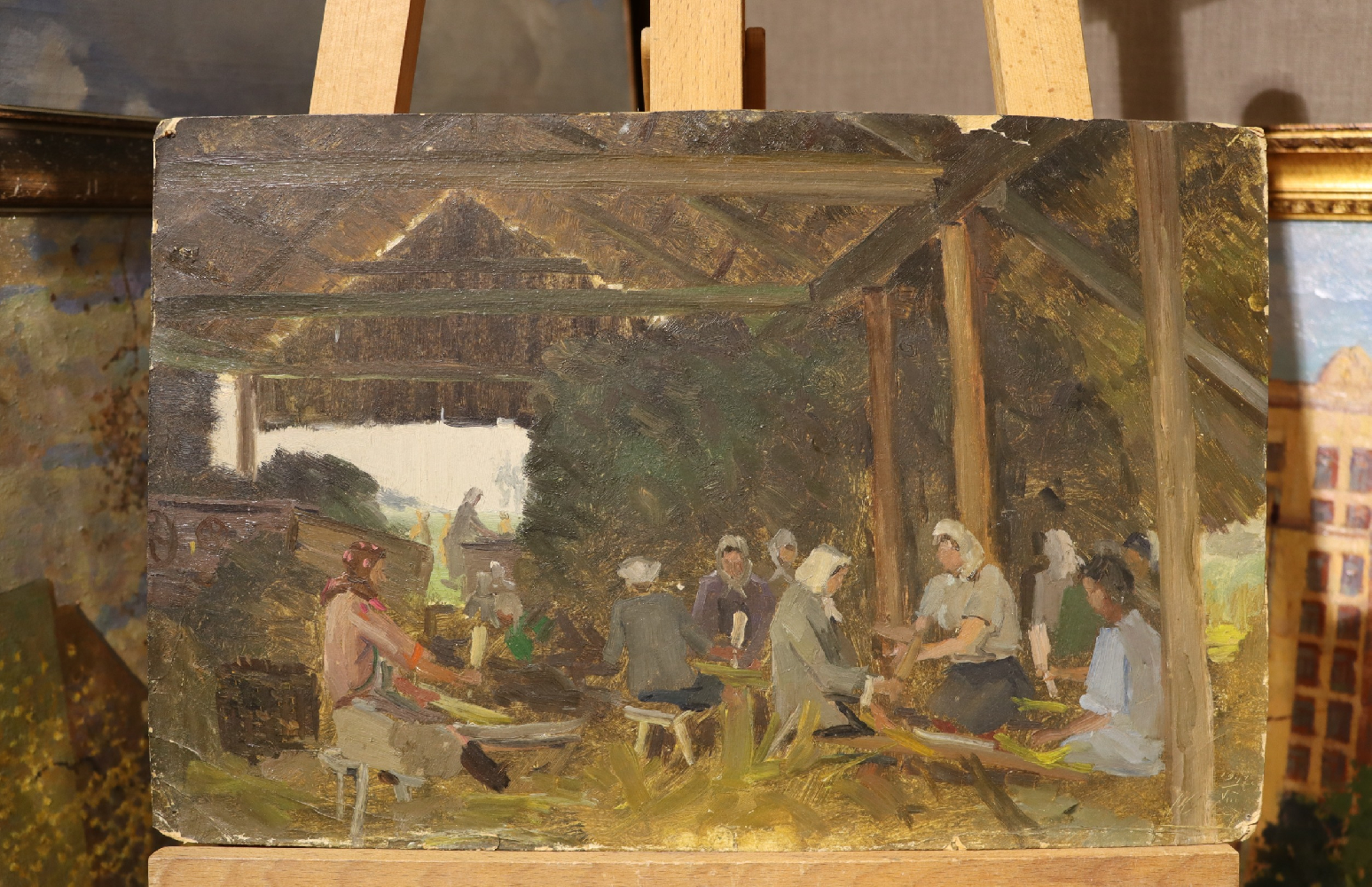 Кибардин Георгий Владимирович. За работой