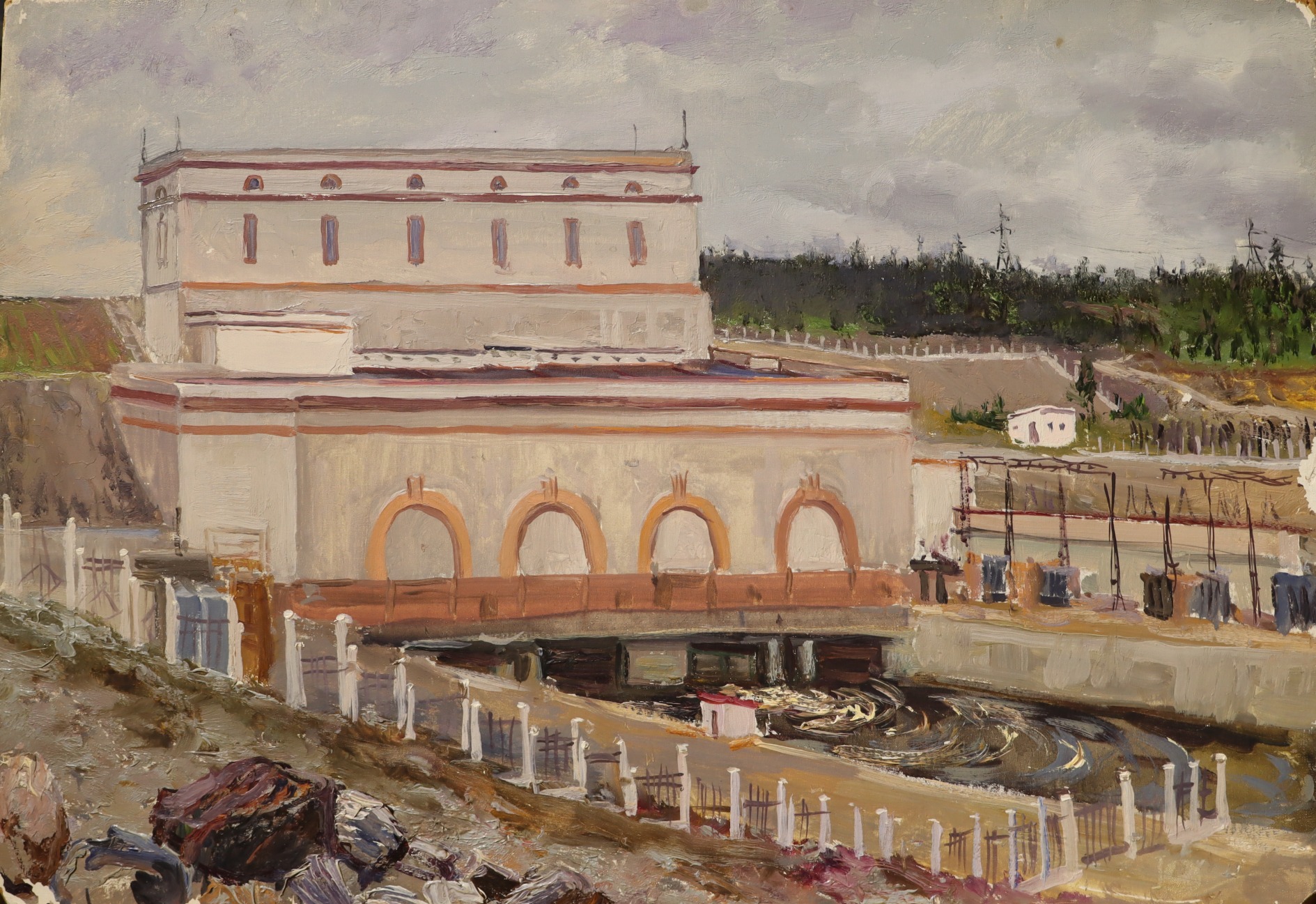 Кибардин Георгий Владимирович. Княжегубская электростанция