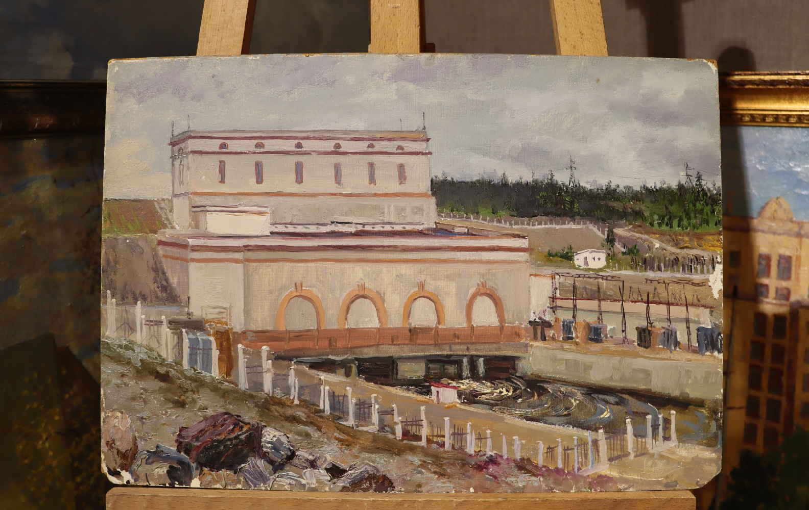 Кибардин Георгий Владимирович. Княжегубская электростанция