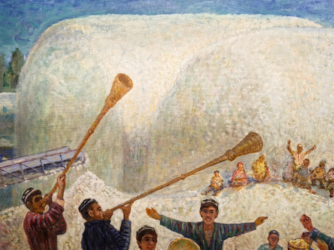 Филиппов Виктор Варламович. Пахта байрам. Праздник труда.